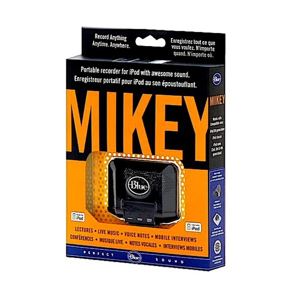 Blue Microphones Mikey Digital Condenser Wireless Consumer Microphone For iPod. - Picture 1 of 10